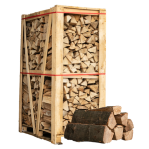 2x Palettes (chêne blanc + Hêtre/Charme) — Bûches de 50 cm