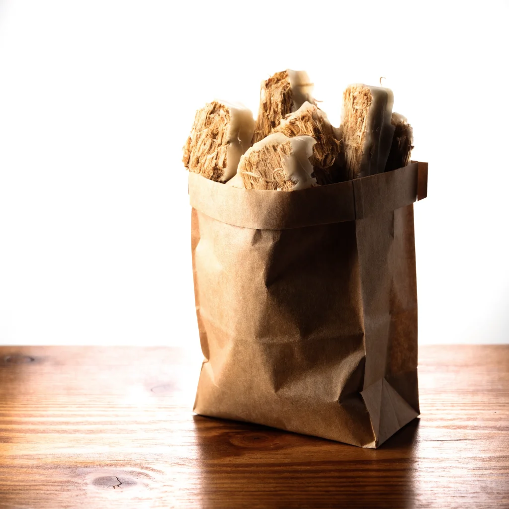 Allume-feux en laine de bois — Sac de 50 pièces