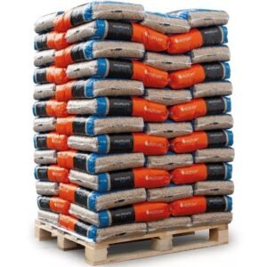 Granulés HEIZFUXX bleu EN+ A1 — Palette 65 sacs x 15kg