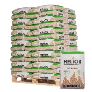 Pellet HELIOS — Palette de 65 sacs de 15 kg — 100% résineux